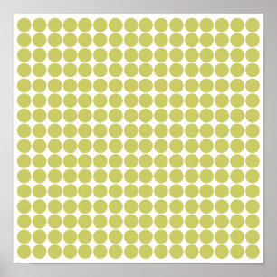 Póster Khaki Safari Dot