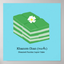 Khanom Chan - Azul brillante