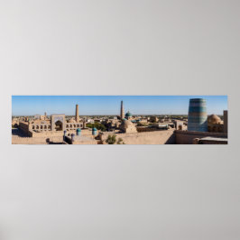 Póster Khiva - Uzbekistán