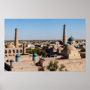 Póster Khiva - Uzbekistán