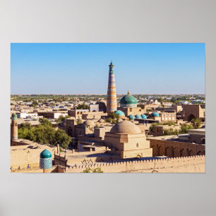 Póster Khiva - Uzbekistán