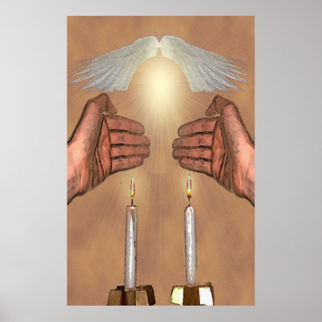 Póster Ki Eshmera Shabbat (Frente)