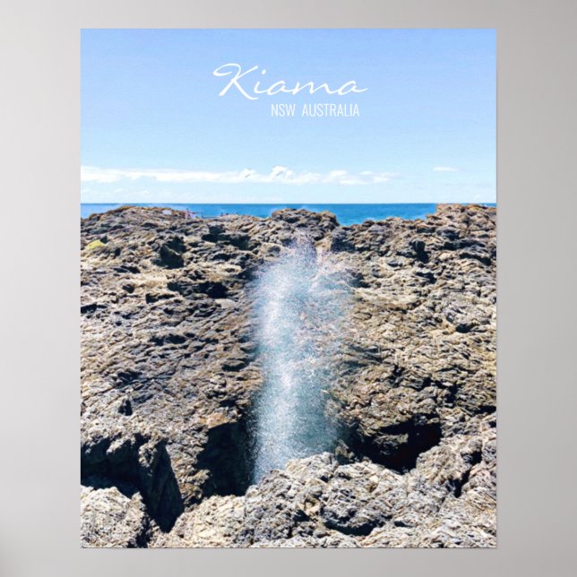 Póster Kiama Blowhole Australia (Frente)