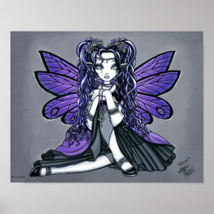 Póster "Kiara" Poster Princesa de Mariposa Gótica