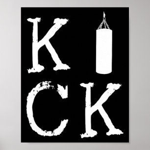 Póster Kick Boxing Kickboxer Byg Combyt Deportes Kickboxi