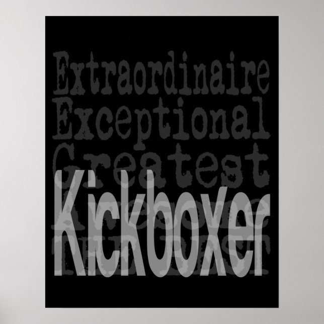 Póster Kickboxer Extraordinaire (Frente)