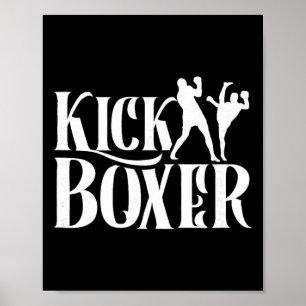 Póster Kickboxer Kickbox Kick Boxing Kickboxing Artes Mar