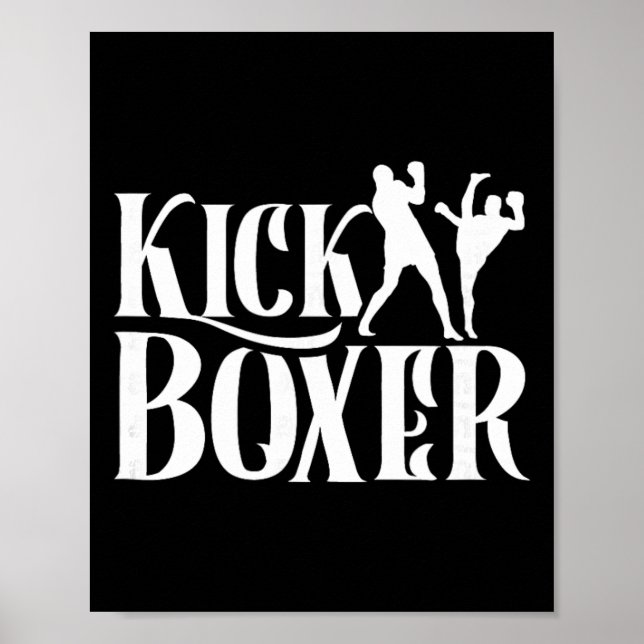 Póster Kickboxer Kickbox Kick Boxing Kickboxing Artes Mar (Frente)