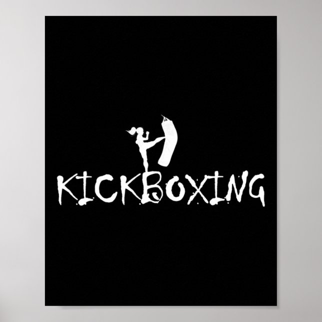 Póster Kickboxer Kickboxing Artes Marciales Boxeo Mma Spa (Frente)