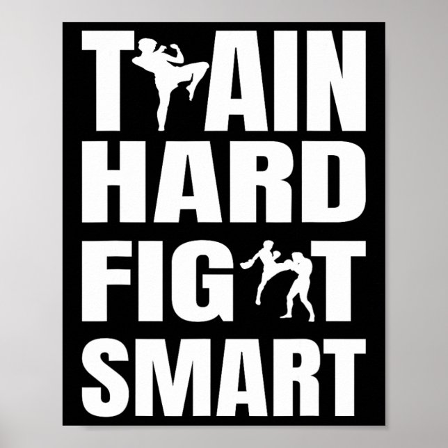 Póster Kickboxer Kickboxing Muay Thai Boxeo Tailandés Mma (Frente)