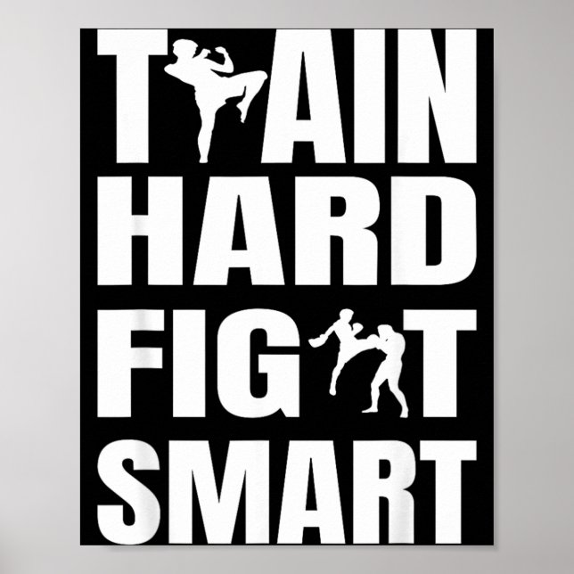 Póster Kickboxer Kickboxing Muay Thai Boxeo Tailandés MMA (Frente)