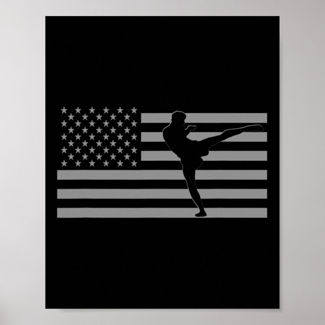Póster Kickboxing americano (Frente)