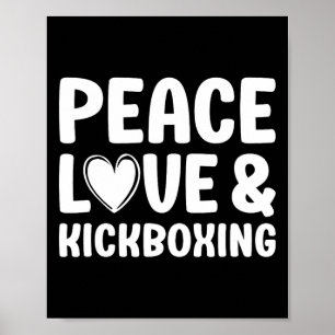 Póster Kickboxing amo Kickboxing Kickboxer