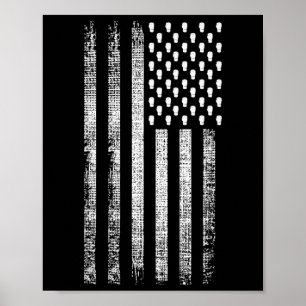 Póster Kickboxing Bandera Americana 