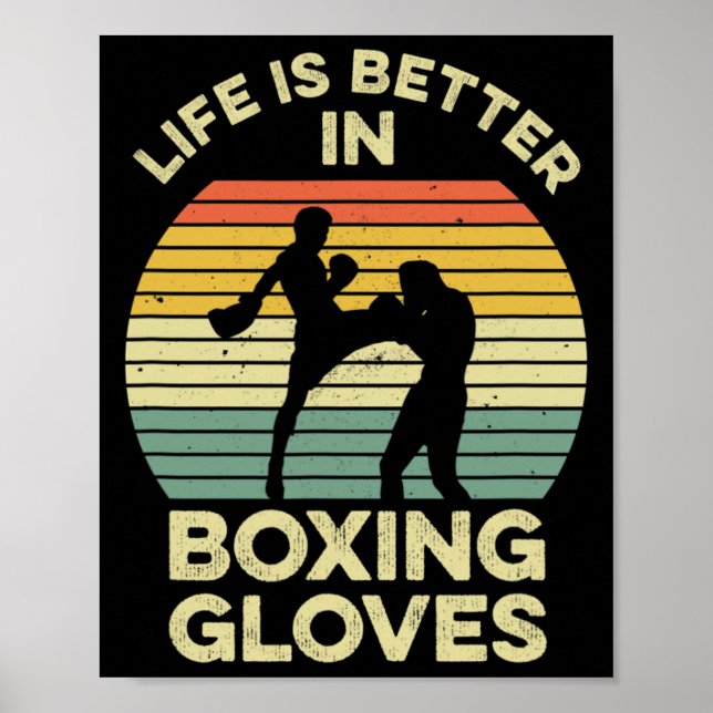 Póster Kickboxing Design For A Muay Thai Fighter  (Frente)