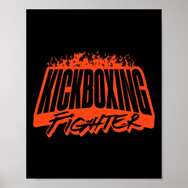 Póster Kickboxing Fighter, Training, Sportswear, Boxing,  (Frente)