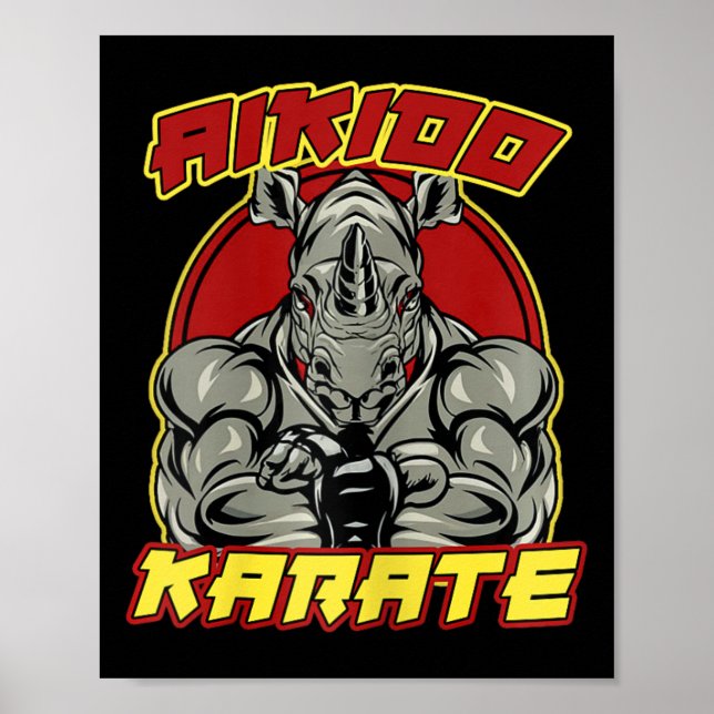 Póster Kickboxing Grandpa Martial Arts  (Frente)