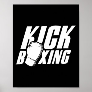 Póster Kickboxing Kickboxer Kickbox Boxeo de Contacto Art