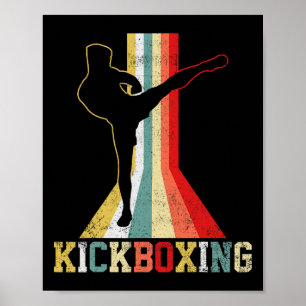 Póster Kickboxing Kickboxer Vintage _1