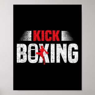 Póster Kickboxing Kickboxing Boxeadores Kickboxers Artes 