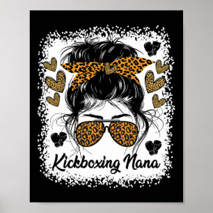 Póster Kickboxing Nana Amantes de las Artes Marciales Dep