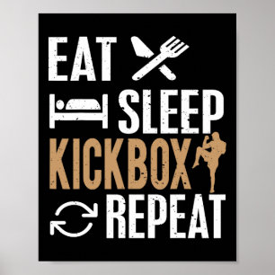 Póster Kickboxing Para Kickboxer