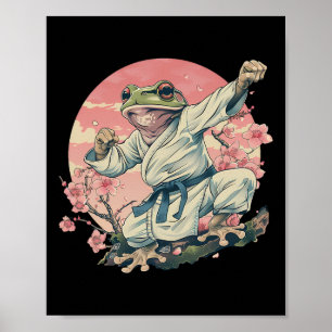 Póster Kickboxing Sakura Jiu-jitsu Judo Mma Toad Taekwond