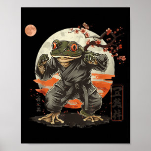 Póster Kickboxing Sakura Jiu-Jitsu Mma Toad Taekwondo