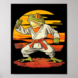 Póster Kickboxing Sunset Jiu-Jitsu Mma Toad Taekwondo