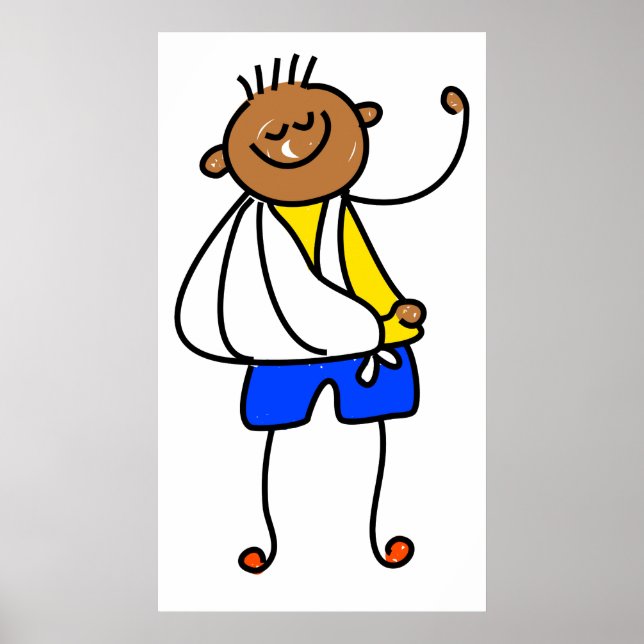 Póster Kid de accidentes (Frente)