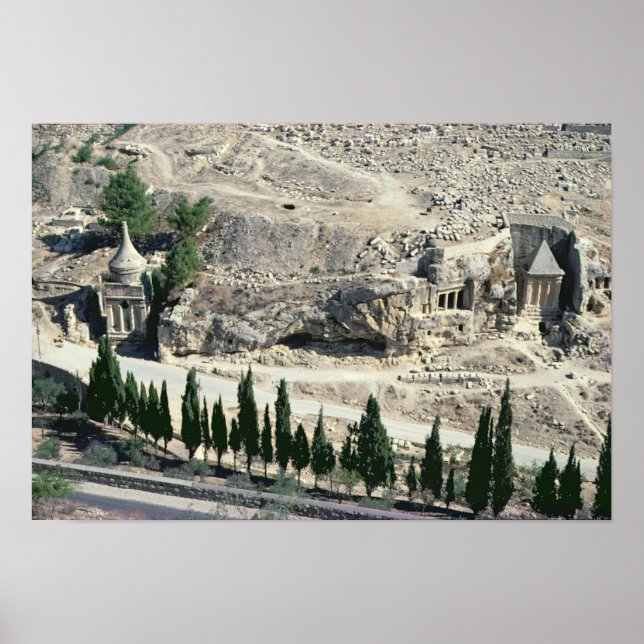Póster Kidron Valley at the foot of the Mount of Olives (Frente)