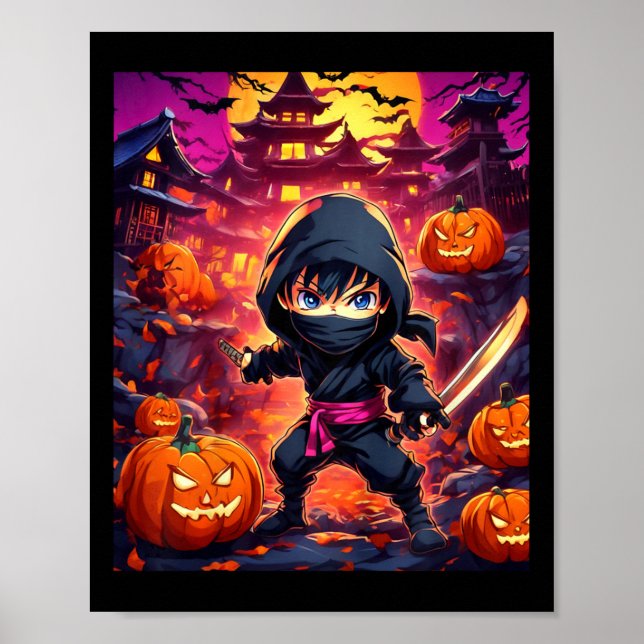 Póster Kids Boy Halloween (Frente)