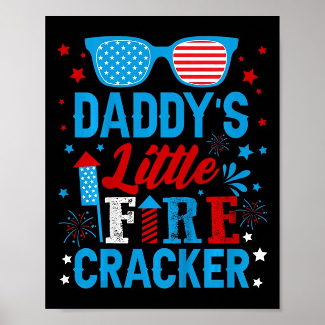 Póster Kids Daddys Little Firecracker Day Independencia F (Frente)