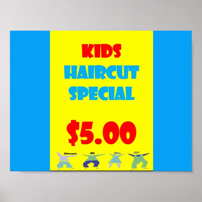 Póster Kids Haircut Poster Especial Matte (Frente)