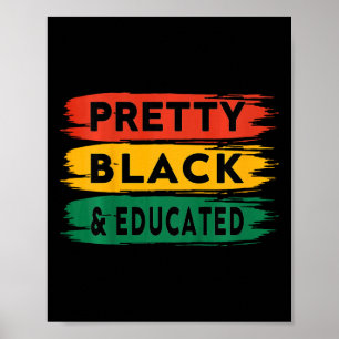 Póster Kids Melanin Mes de Historia Negra