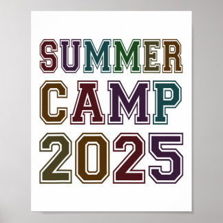 Póster Kids Summer Camp 2025 Teacher Campsite Host Team S