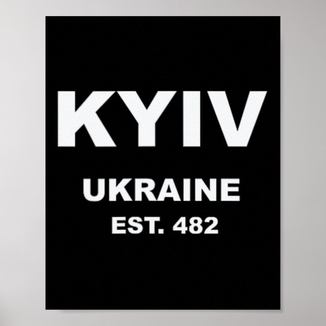 Póster Kiev Ucrania  (Frente)