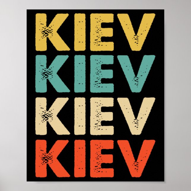 Póster Kiev Ucrania  (Frente)
