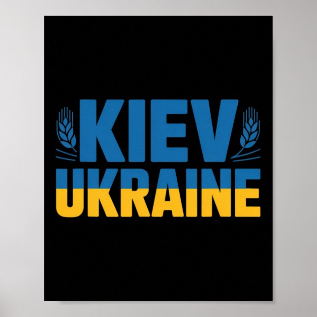 Póster Kiev Ucrania 1  (Frente)