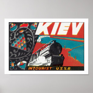 Póster Kiev - URSS Intourista