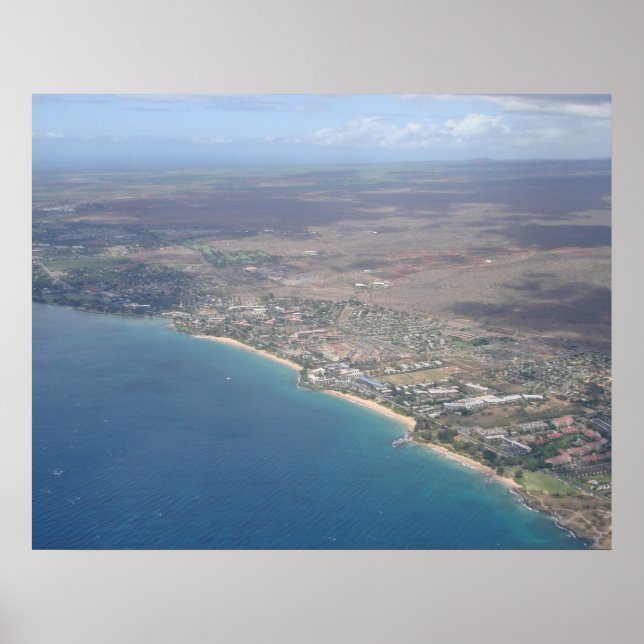 Póster Kihei, Hawaii (Isla Maui) (Frente)