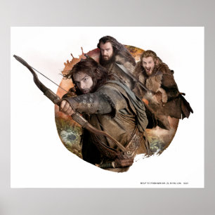 Póster Kili, THORIN OAKENSHIELD™ y hogar