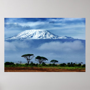 Póster Kilimanjaro Kenia