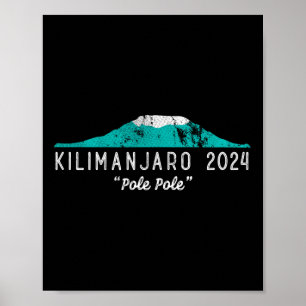 Póster Kilimanjaro Tanzania Monte Kilimanjaro Subir Polo
