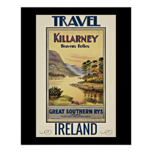 Póster Killarney, el reflejo del cielo,