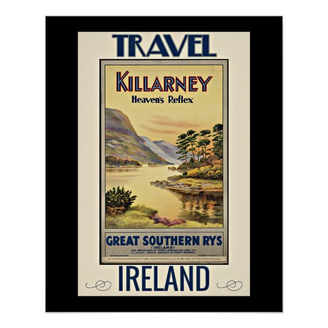 Póster Killarney, el reflejo del cielo, (Anverso)