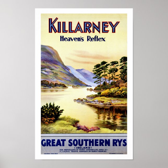 Póster Killarney ~ El reflejo del cielo (Frente)