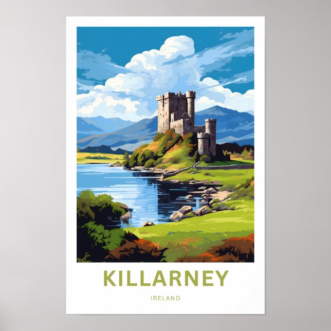 Póster Killarney Ireland Travel Print (Frente)