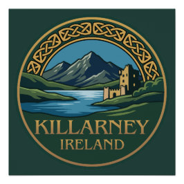 Póster Killarney Irlanda