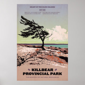 Póster Killbear Provincial Park